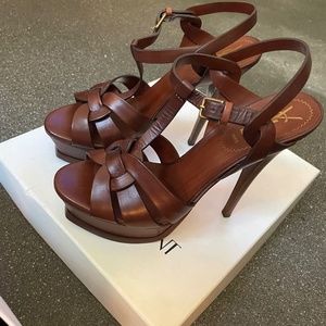 New in box YSL Tribute Platform Heels